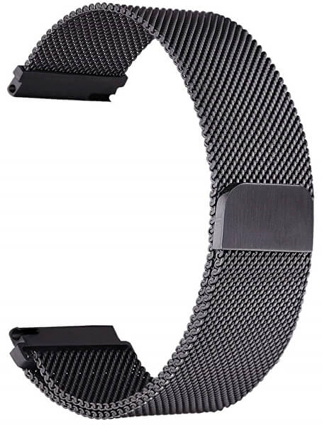 Cinturino a maglia milanese per Samsung Galaxy Watch - Black 20 mm