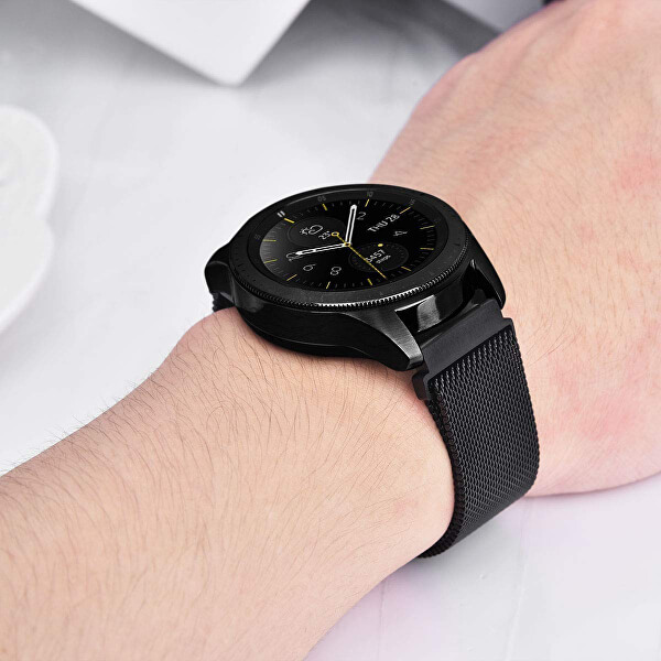 Milanaiseband für Samsung Galaxy Watch - Black 20 mm
