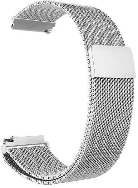 Milánói szíj Samsung Galaxy Watch-hoz - Silver 20 mm