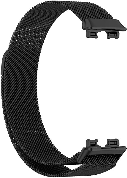 Brățară milaneză cu închidere magnetică pentru Huawei Watch Band 8 - Black