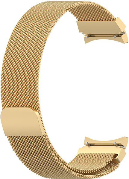 Cinturino a maglia milanese con chiusura classica per Samsung Galaxy Watch 6/5/4 - Gold