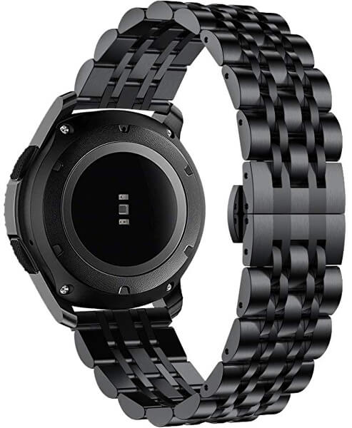 Ocelový tah pro Samsung Galaxy Watch - Černý 22 mm