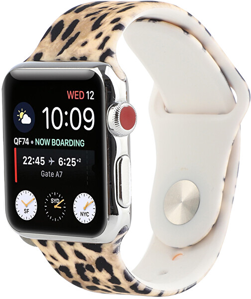 Silikonový řemínek pro Apple Watch - 42/44/45/49 mm - Cheetah