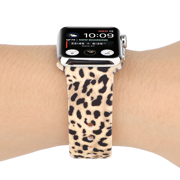 Silikonový řemínek pro Apple Watch - 42/44/45/49 mm - Cheetah