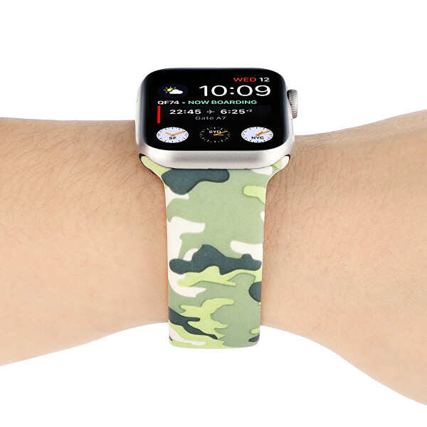 Silikonový řemínek pro Apple Watch - Green 38/40/41 mm
