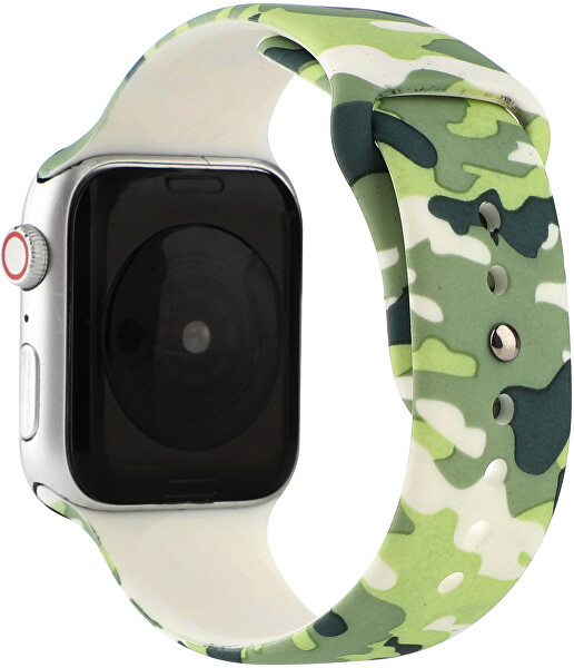 Szilikon szíj Apple Watch - Green 42/44/45/49 mm