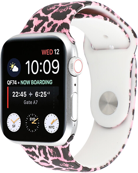 Szilikon szíj Apple Watch - Pink 42/44/45/49 mm
