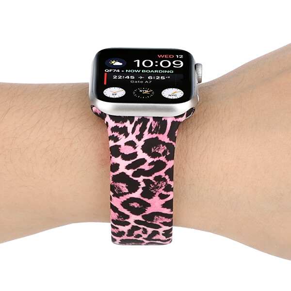 Curea de silicon pentru Apple Watch - Pink 42/44/45/49 mm