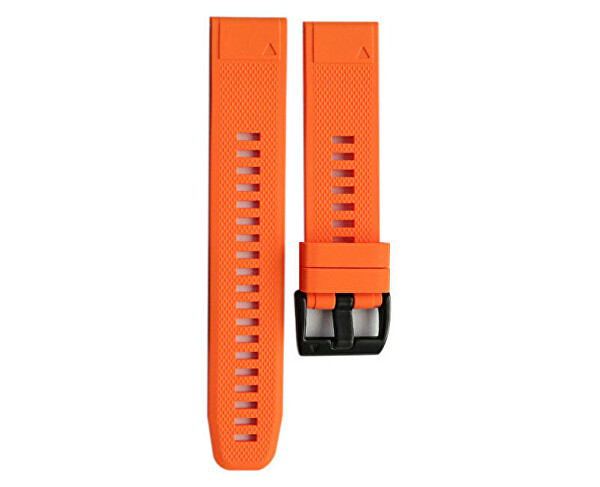 Silikonový řemínek pro Garmin Fenix 7X/Fenix 6X/Fenix 5X Plus/Fenix 3 - 26 mm - Orange