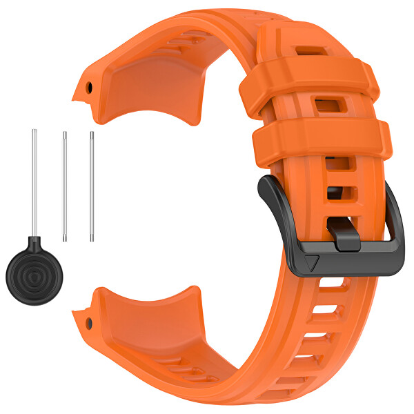 Silikonový řemínek pro Garmin Instinct 3 Solar a Instinct 3 AMOLED 50 mm - Orange