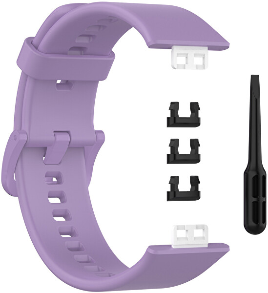 Silikonarmband für Huawei Watch FIT, FIT SE, FIT new – Violett