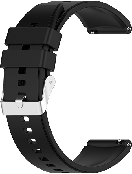 Silikonarmband für Huawei Watch GT 2/GT 3 – Schwarz