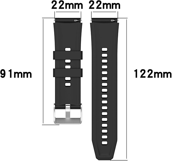 Silikonový řemínek pro Huawei Watch GT 2/GT 3 - Violet