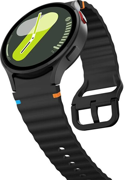 Silikónový remienok pre Samsung Galaxy Watch 7 - Black