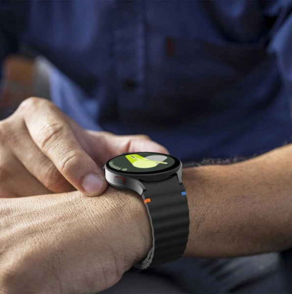 Silikónový remienok pre Samsung Galaxy Watch 7 - Black