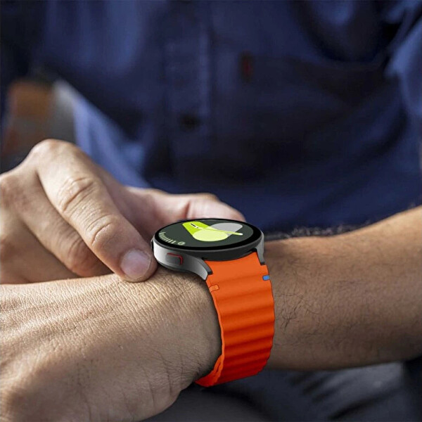Silikonový řemínek pro Samsung Galaxy Watch 7 - Orange