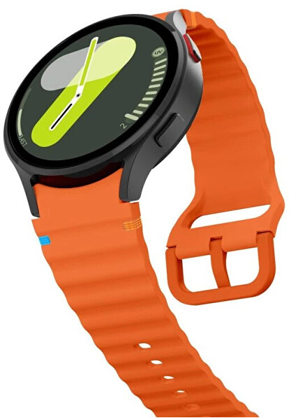 Silikonový řemínek pro Samsung Galaxy Watch 7 - Orange