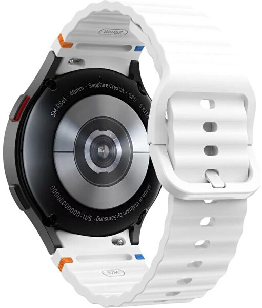 Silikónový remienok pre Samsung Galaxy Watch 7 - White