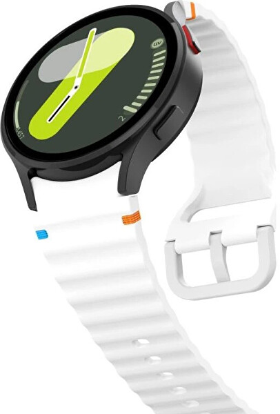 Silikónový remienok pre Samsung Galaxy Watch 7 - White