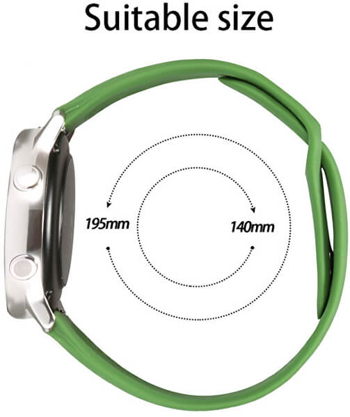 Silikonarmband für Samsung  Galaxy Watch - Fog 22 mm