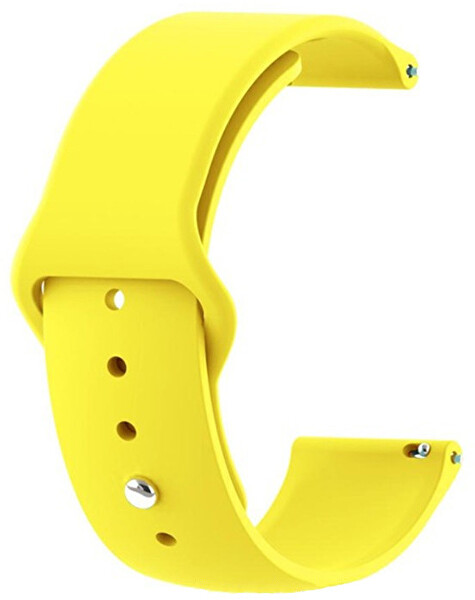 Silikónový remienok na Samsung Galaxy Watch – Yellow 20 mm