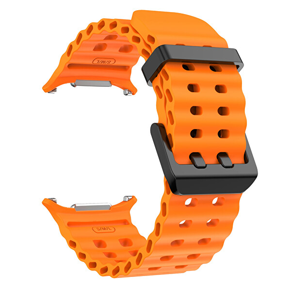 Silikonový sportovní řemínek pro Samsung Galaxy Watch8 - Oranžová