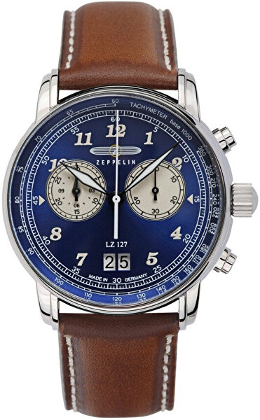 LZ127 Graf Zeppelin Quartz Chronograph Big Date 8684-3