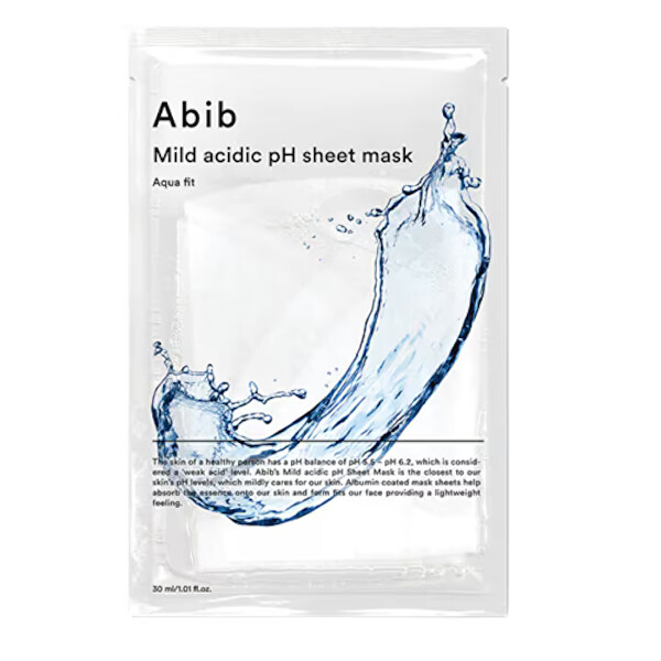 Hydratační plátýnková maska Mild Acidic pH Aqua Fit (Sheet Mask) 30 ml