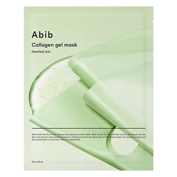 Kolagenová plátýnková maska Heartleaf Jelly (Collagen Gel Mask) 35 g
