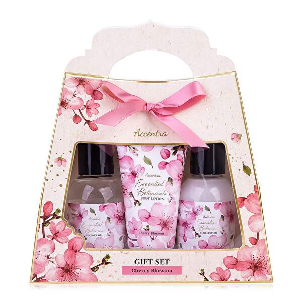 Darčeková sada v krabičke s uchom Cherry Blossom Essential Botanical