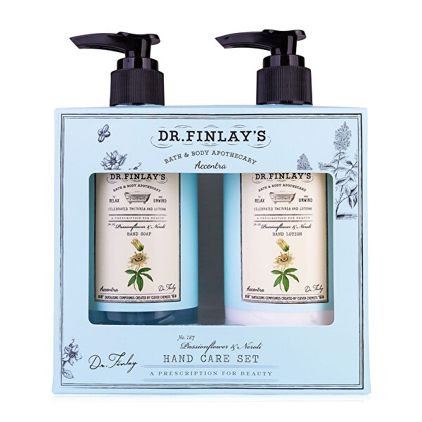 Dárková sada péče o ruce s pumpičkou Passionflower & Neroli Dr. Finlay`s