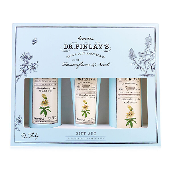 Dárková sada koupelové péče Passionflower & Neroli Dr. Finlay`s