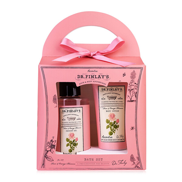 Dárková sada tělové péče Rose & Orange Blossom Dr. Finlay`s