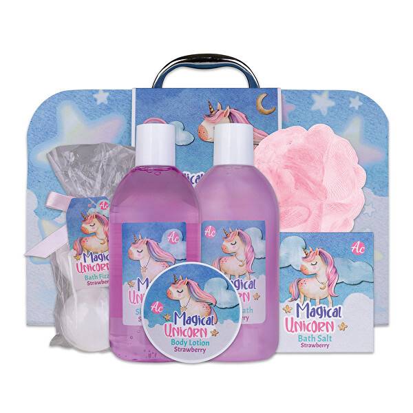 Dárková sada v papírovém kufříku Magical Unicorn