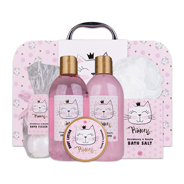 Darčeková sada v papierovom kufríku Princess Kitty