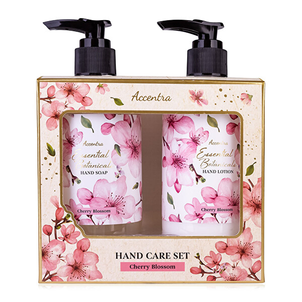 Dárková sada péče o ruce s pumpičkou Cherry Blossom Essential Botanical