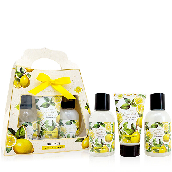 Darčeková súprava do kúpeľa Lemon & Bergamot Essential Botanics