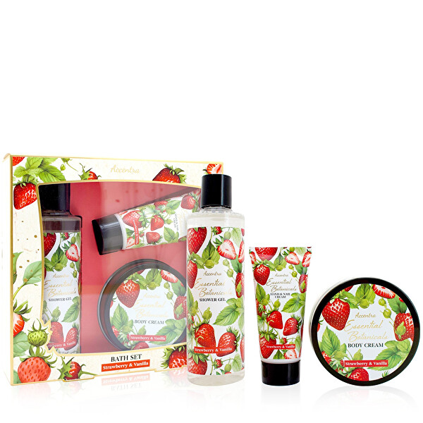 Darčeková sada Strawberry & Vanilla Essential Botanical