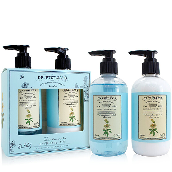 Dárková sada péče o ruce s pumpičkou Passionflower & Neroli Dr. Finlay`s