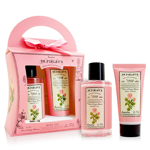 Dárková sada tělové péče Rose & Orange Blossom Dr. Finlay`s