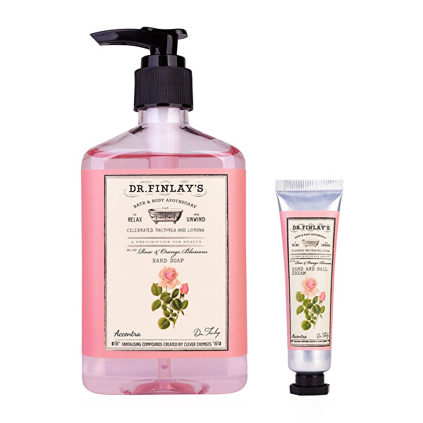 Darčeková sada starostlivosti o ruky Rose & Orange Blossom Dr. Finlay`s