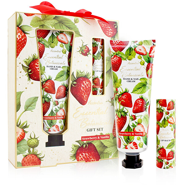 Dárková sada Strawberry & Vanilla Essential Botanics