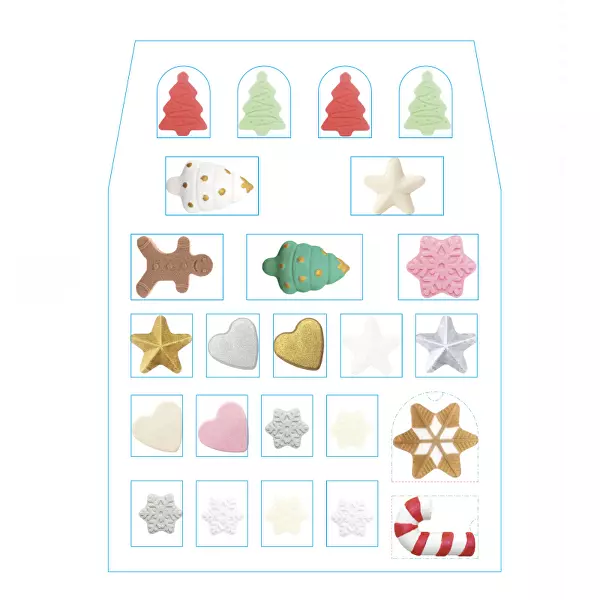 Adventní kalendář Bath Bombs