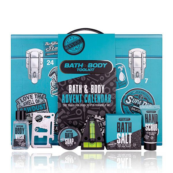 Adventní kalendář pro muže Bath and Body Toolkit