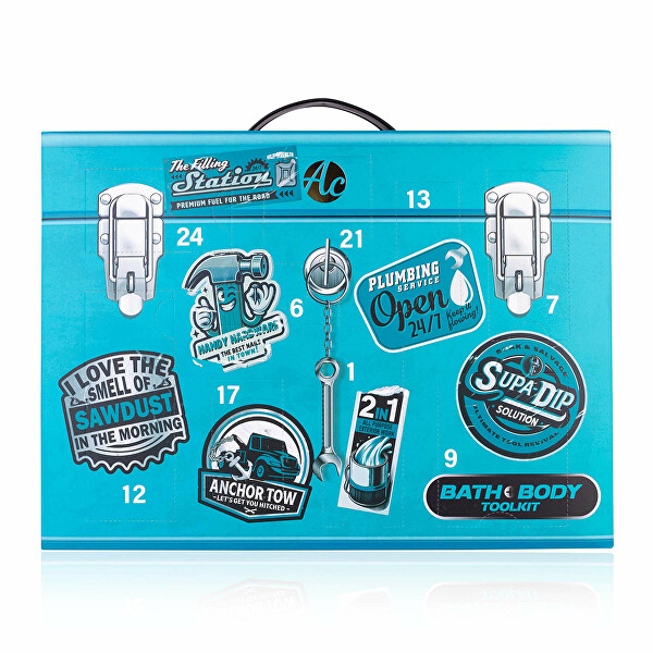 Adventní kalendář pro muže Bath and Body Toolkit