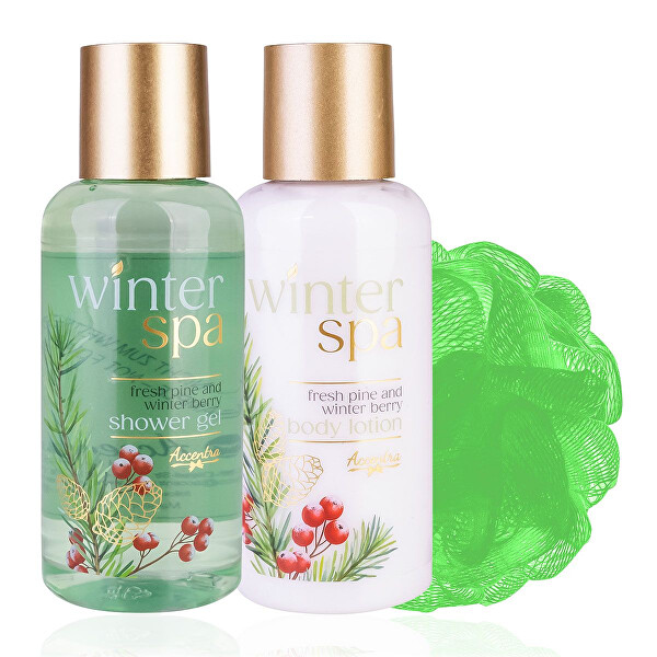 Dárková sada v drátěném košíku Winter Spa