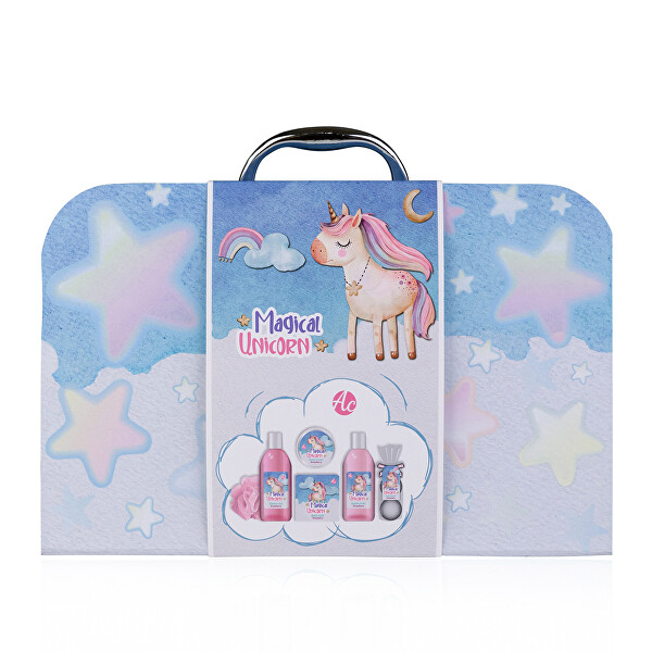 Dárková sada v papírovém kufříku Magical Unicorn