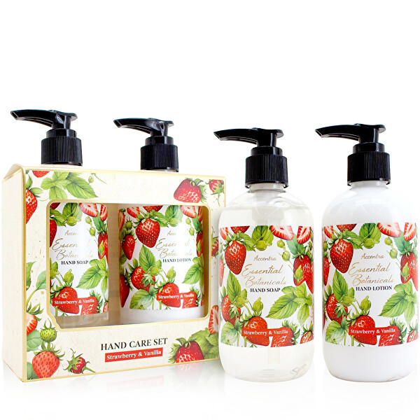 Darčeková sada starostlivosti o ruky Strawberry & Vanilla Essential Botanics