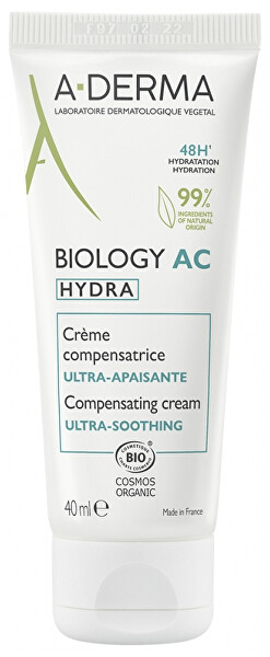 Upokojujúci pleťový krém Biology AC Hydra (Ultra-Soothing Compensating Cream) 40 ml