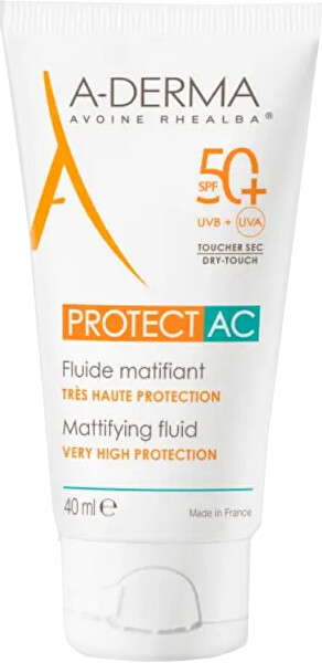 Ochranný matující fluid SPF 50+ Protect AC (Mattifying Fluid) 40 ml